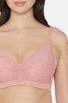 Wacoal Padded Non Wired 3/4Th Coverage Lace Bra - Ash Rose — thumbnail 4